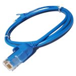 Cable de Red de 90cm CAT6e color Azul marca Supranet