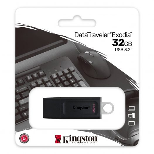Memoria USB de 32GB USB 3.2 Gen 1 Kingston Exodia