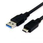 Cable USB 3.0 a Tipo C 1 metro Negro Argom