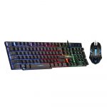 Combo Gaming teclado y Mouse Alámbrico Combat KB51 Argom