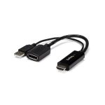 Adaptador de Video HDMI a DisplayPort 4K con Alimentacion USB StarTech.com
