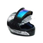 Casco Integral para Motociclista con Doble Mascara con diseño