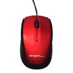 Argom MS14 Mouse Alambrico Rojo
