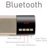 Mini Barra de Sonido B28S Bluetooth Rojo