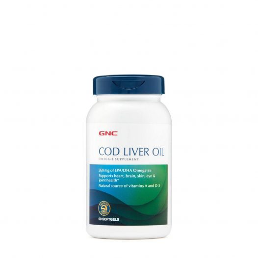 GNC Triple Strength Cod Liver Oil 90 Softgel 90 Cápsulas Blandas