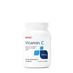 GNC Vitamin C 500mg Rosehips 250 Caps 250 Capletas.