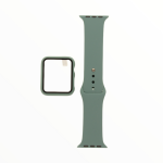 El Rey Pulsera + Bumper Con Protector De Pantalla Para Apple Watch 38 Mm Color Verde Olivo