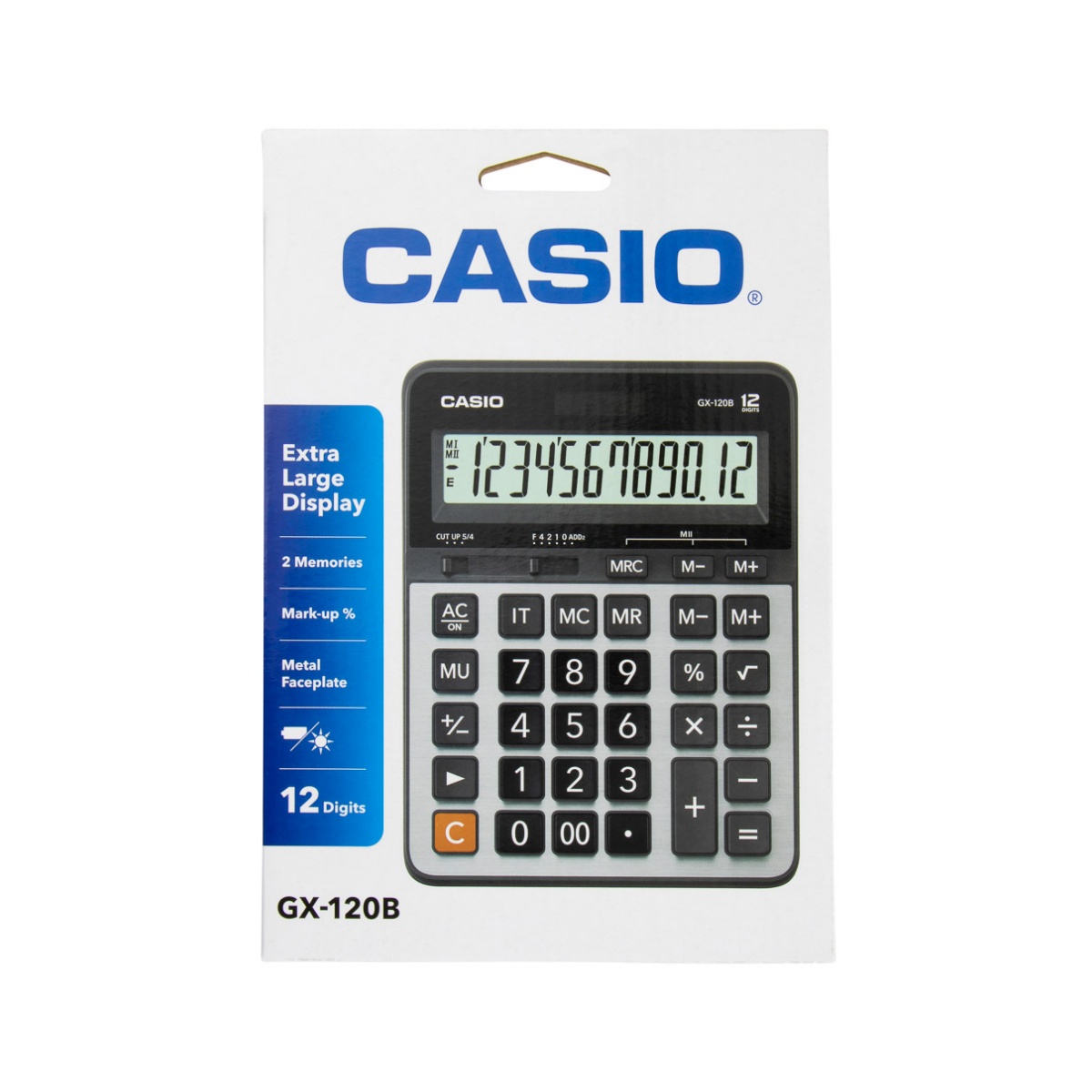 Casio Calculadora De Escritorio GX-120B - Kemik Guatemala