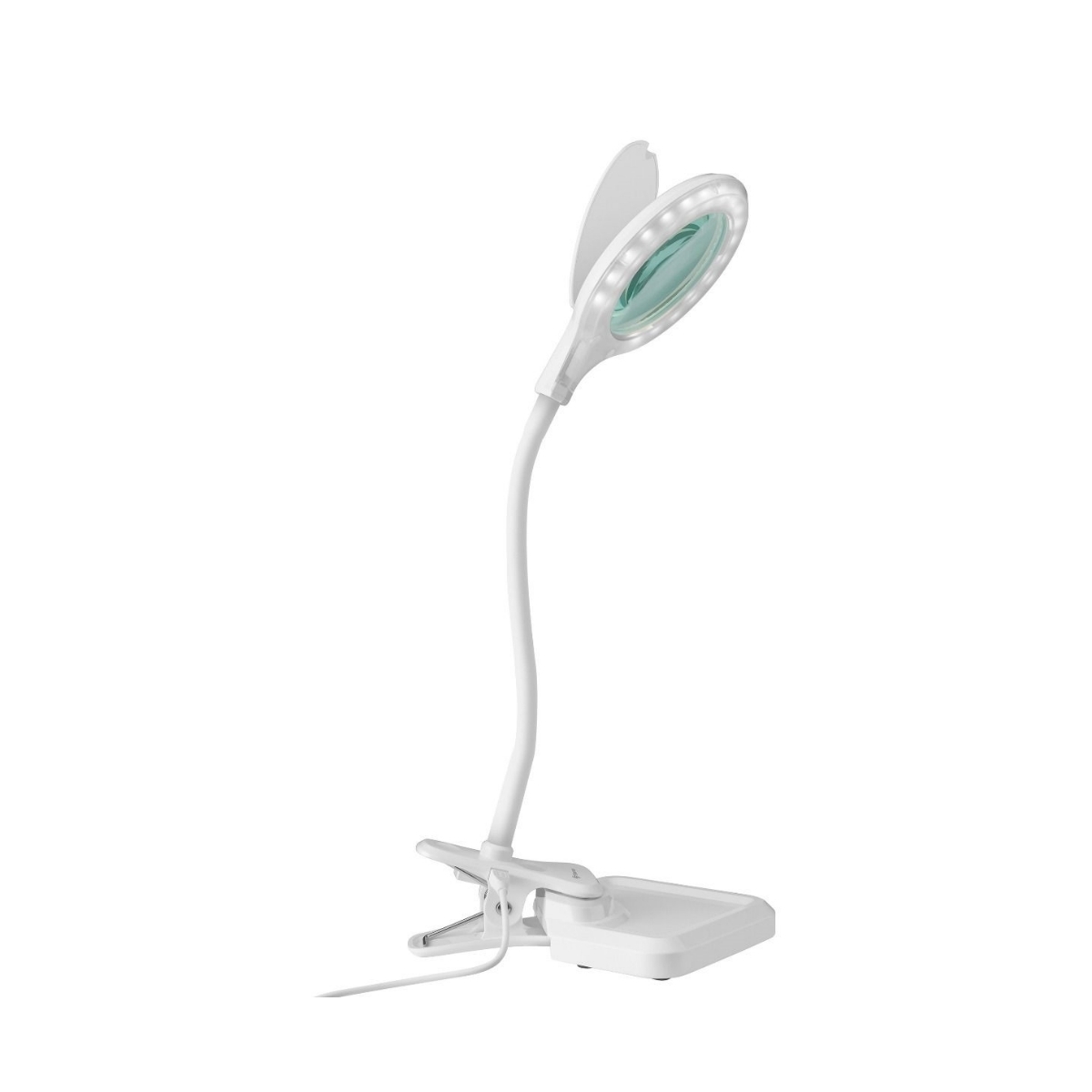 Steren Lampara LED Con Lupa 3X Cuello Flexible Y Pinza Kemik Guatemala