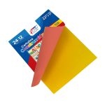 Fast Block de Papel Construcción Carta de 24 Hojas a 12 Colores