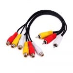 Smartec Splitter de cables RCA macho a Hembra 30cm