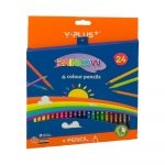 Y-Plus Caja de Crayones 24 Colores
