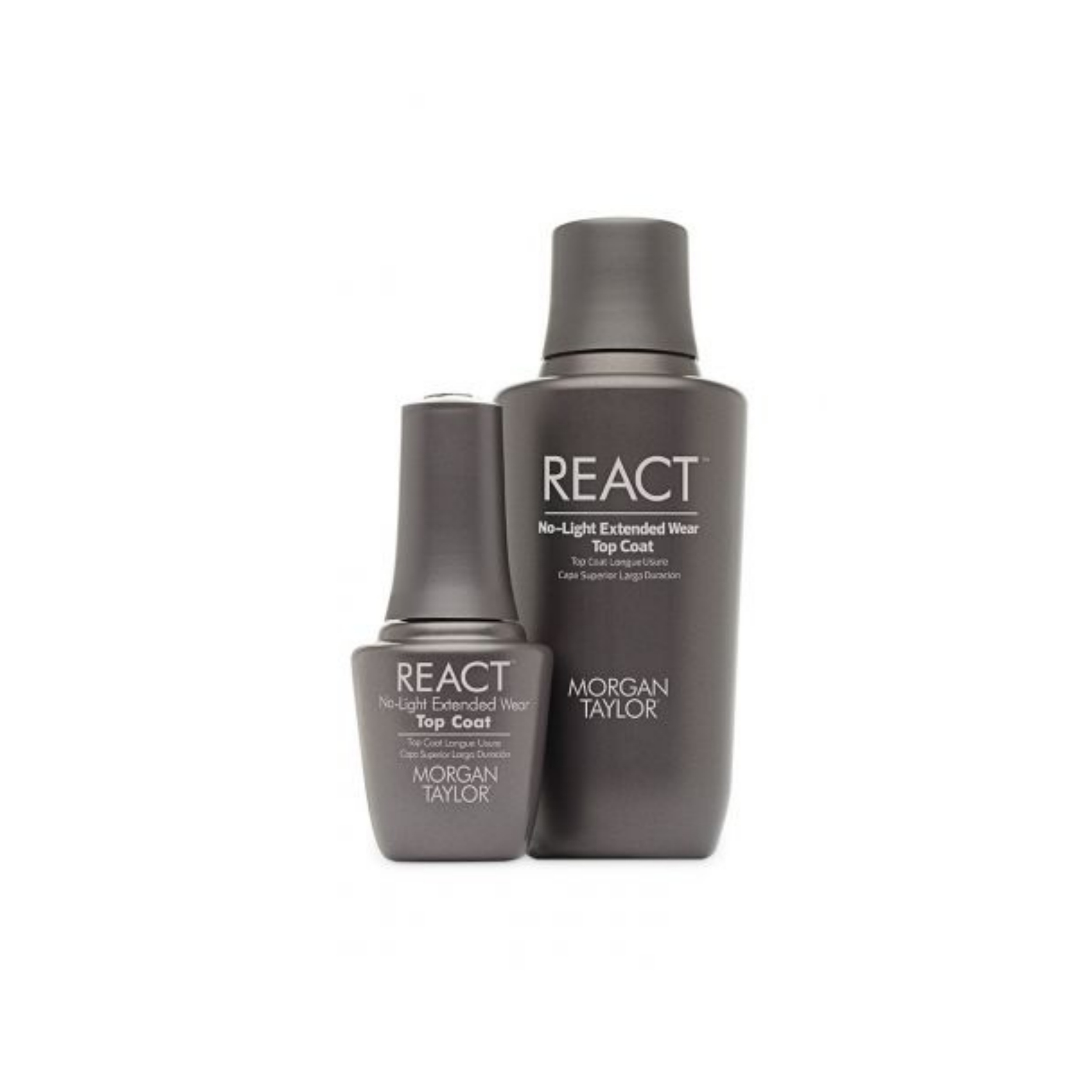 Morgan Taylor 3421400 React Top Coat 4 Onzas+ 15ml Gel Frio Para Uñas