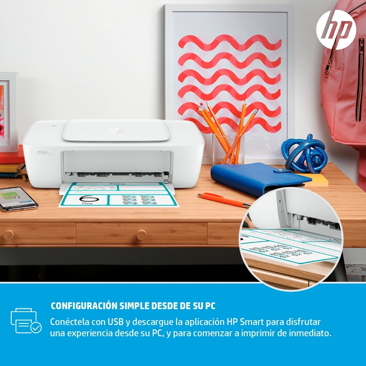 Hp Deskjet Ink Advantage 1275 Impresora De Cartuchos Kemik Guatemala 