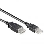 Extensión USB-A 2.0 Macho a Hembra 1.8m