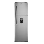 Mabe Refrigeradora Top Mount de 11" ft³ con Dispensador Acero RMA300FJNU