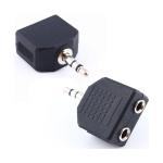 Adaptador de Audio Splitter de 1 a 2 plug 3.5mm