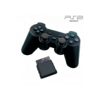 Control para PlayStation 2 Inalámbrico Negro