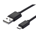 Cable USB a Micro USB de 1 Metro Negro
