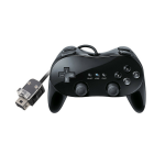 Control para Nintendo Wii/WiiU Control Clásico Negro