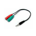 Cable 3.5 mm a 2 PC