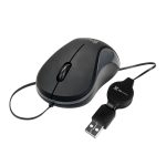 Klip Xtreme Karbon Mouse Alámbrico retráctil USB