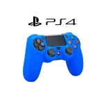 Estuche de Silicon para Control PS4 Azul
