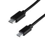 Argom Cable de USB-C a Micro USB 3 Metros Negro