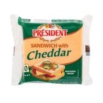 President Queso Cheddar Sandwich en Rebanadas 200g