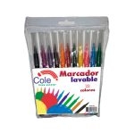 Cole Crayones de 12 colores lavables