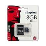 Kingston Memoria MicroSD de 8GB Clase 4