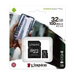 Kingston Memoria MicroSD de 32GB Canvas Select Plus A1