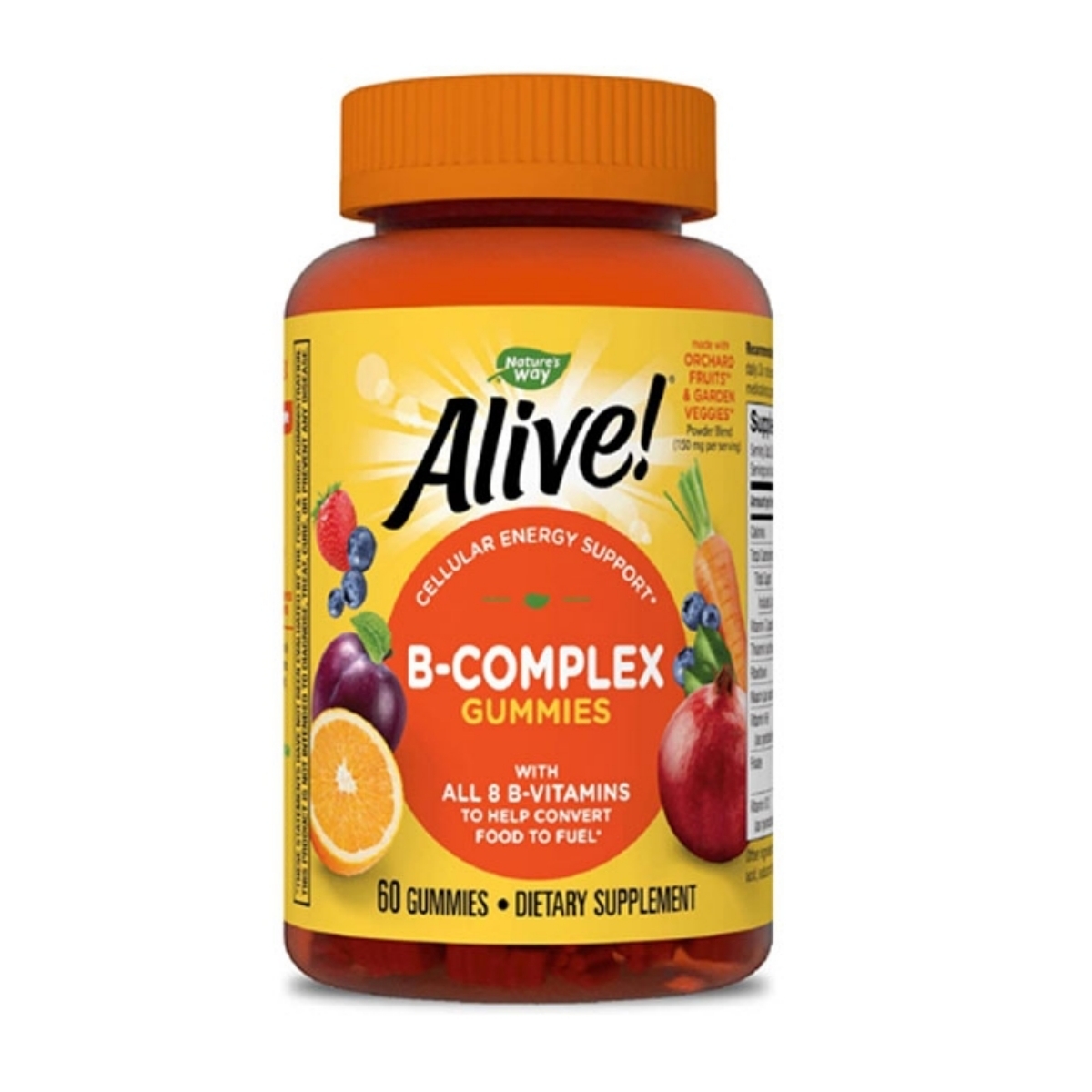 Natures Way Alive! Gomitas De Vitamina B-Complex 60Ct - Kemik Guatemala