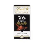 Lindt Excellence Barra De Chocolate 70% Cacao 100 Gramos