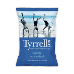 Tyrrell's Ligeramente Salado al Mar Bolsa de Papas Con Cascara Horneadas y Fritas de 150g