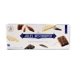 Jules Destrooper Galletas Cubiertas De Chocolate Con Leche, Chocolate Amargo Y Chocolate Blanco 100 Gramos