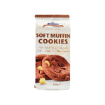 Merba Bolsa de Galletas Muffin Suaves con Chocolate y Chispas de Chocolate Blanco de 200g