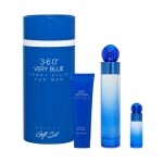 Set De Perfume Perry Ellis 360 Very Blue 3 Piezas