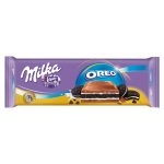 Milka Tableta grande de chocolate con Leche Alpina y galleta Oreo 300g