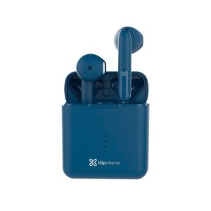 Klip Xtreme KTE-010BL Audífonos Inalámbricos Twin Touch Azul