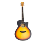 Liverpool AF17C-GA-SB Guitarra Acústica de 41″ Cuerdas Metálicas SunBurst