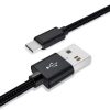 Xiaomi Cable de Carga USB Tipo C Trenzado 1 Metro Negro