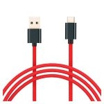 Xiaomi Cable de Carga USB a USB Tipo C Trenzado Rojo 1 Metro