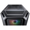 Cougar Case Gaming MX440 Mesh RGB Media Torre con Malla y Vidrio Templado Negro (Sin fuente)