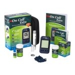 On Call Extra Kit Medidor de Glucosa, Glucómetro + Pinchador y 10 Tiras