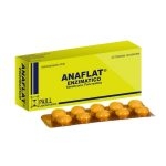 Anaflat Enzimático 20 Tabletas, para Flatulencia, digestión incompleta