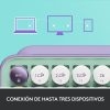 Logitech Pop Keys Teclado Inalámbrico en Español 2.4GHz y Bluetooth, Daydream
