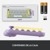 Logitech Pop Keys Teclado Inalámbrico en Español 2.4GHz y Bluetooth, Daydream