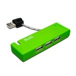 Klip Xtreme Hub USB 4 Puertos 2.0, Verde