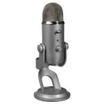 Micrófono Blue Yeti para Streaming o Podcasting Plateado